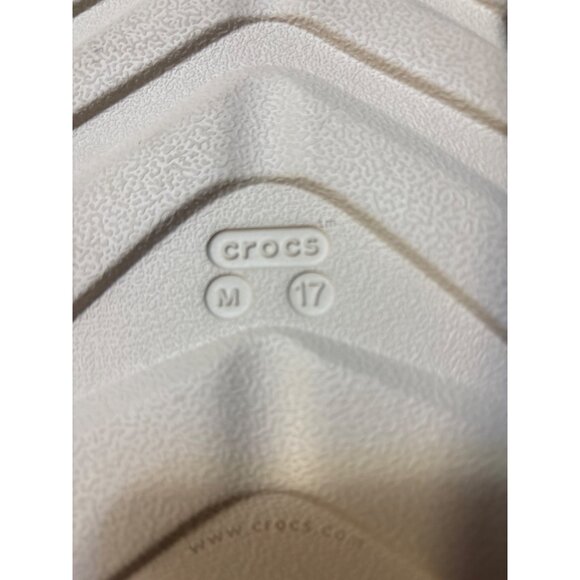 Classic Crocs All-Terrain Clogs In Beige Size M17 Lightweight Comfortable Casual - Picture 7 of 10